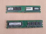 RAM DDR2 - 1X Kingston + 1X Samsung 1 Gb, Ophalen of Verzenden, DDR2, Desktop, Gebruikt
