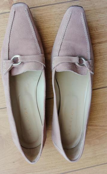 Mocassins Vera Gomina, taille 40, cuir, Vera Gomina, Enlèvement ou Envoi, Rose, Porté