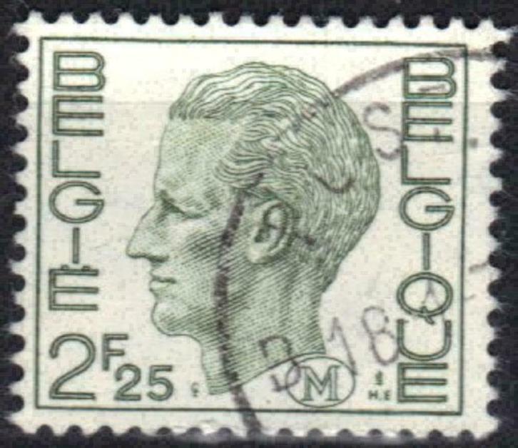 Belgie 1971-1972 - Yvert 1581A/OBP 1642 - Boudewijn (ST), Postzegels en Munten, Postzegels | Europa | België, Gestempeld, Koninklijk huis