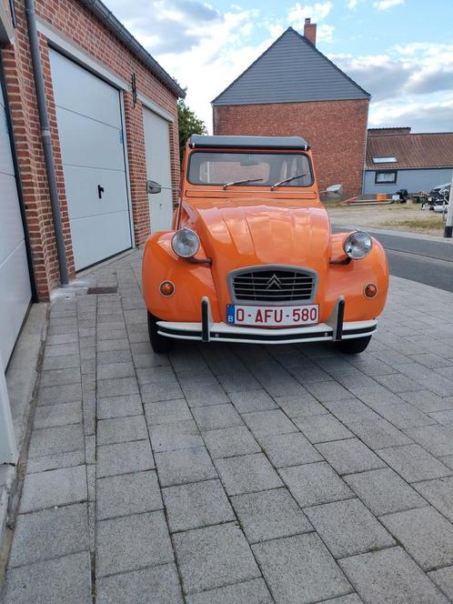 Citroën 2cv  special, Auto's, Citroën, Particulier, 2CV, Benzine, Cabriolet, 4 deurs, Handgeschakeld, Rood, Zwart, Kunstmatig leder