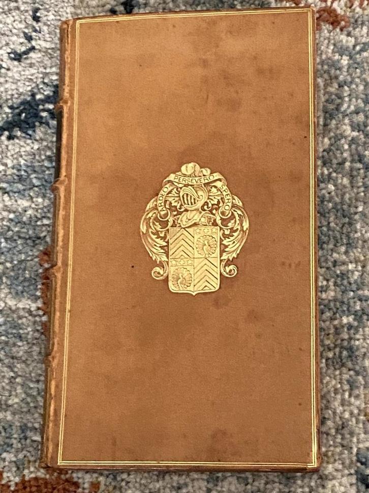 Le Romancero François  Paulin 1833  Boekband wapenschild, Antiek en Kunst, Antiek | Boeken en Manuscripten, Ophalen of Verzenden