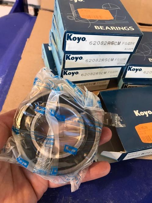 Kogellagers Koyo 6208 2RS CM FGGSR (7 st, 40x80x18 mm), Doe-het-zelf en Bouw, Gereedschap | Machine-onderdelen en Toebehoren, Nieuw