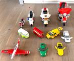 6 metalen auto’s, 4 motoren en vliegtuig, Kinderen en Baby's, Ophalen, Gebruikt