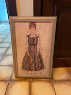 Reproductie edith schiele 1890-1918 certificaat, Antiek en Kunst, Ophalen