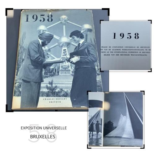 1958 Boek over de Wereldtentoonstelling, Boeken, Geschiedenis | Wereld, Gelezen, Ophalen of Verzenden
