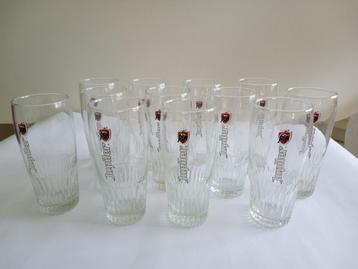 12 Verres à bière JUPILER beschikbaar voor biedingen