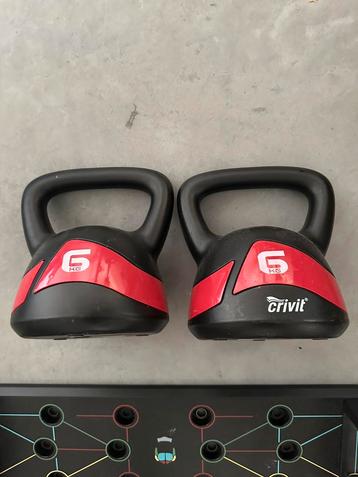 Kettlebel 6 kg (x2) voor €10 beschikbaar voor biedingen