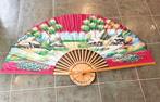 Mooie Thaise handgeschilderde waaier., Huis en Inrichting, Woonaccessoires | Wanddecoraties, Ophalen of Verzenden, Zo goed als nieuw