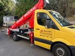 Hoogwerker 27 m werkhoogte op Mercedes Sprinter, Ophalen
