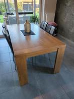 Tafel + salontafel + 4 stoelen te koop, Huis en Inrichting, Ophalen