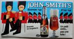 Publicité bière John Smith's - 1986, Collections, Enlèvement ou Envoi, Utilisé, Panneau, Plaque ou Plaquette publicitaire, Autres marques