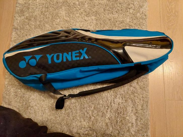 Yonex blauwe badmintontas, Sport en Fitness, Badminton, Gebruikt, Tas, Ophalen