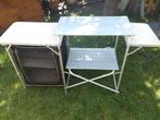 Kampeer keukentafel met kast, Ophalen, Gebruikt, Campingmeubel-accessoire