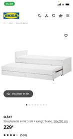 Kinderbed, Ophalen, 85 tot 100 cm, Zo goed als nieuw, Matras