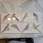 oude tegels van vogels Gilliot Hemiksem, Antiek en Kunst, Ophalen of Verzenden