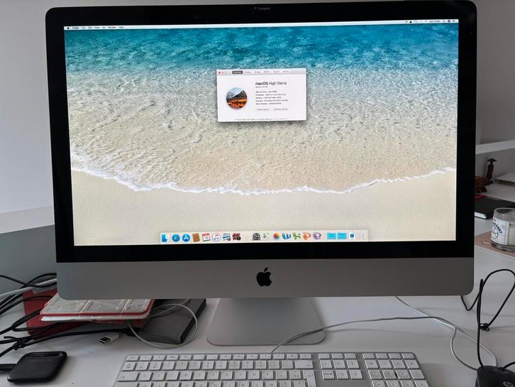 Apple iMac 27 pouces (fin 2009) + clavier et souris, Informatique & Logiciels, Apple Desktops, Utilisé, iMac, 3 à 4 Ghz, 4 GB