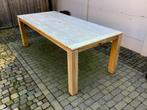 Teak tuintafel  220 x 100 x 77, Tuin en Terras, Tuintafels, Ophalen, Zo goed als nieuw, Rechthoekig, Teakhout