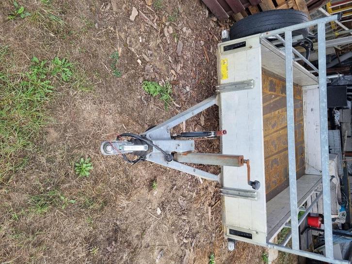 Geremde aanhangwagen met papieren, Auto diversen, Aanhangers en Bagagewagens, Gebruikt, Ophalen of Verzenden