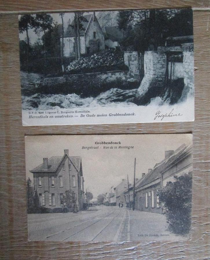 oude postkaarten Grobbendonk - Bouwel - Herenthout, Verzamelen, Postkaarten | Themakaarten, Ongelopen, Stad of Dorp, Ophalen of Verzenden