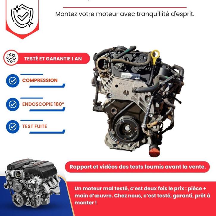 Moteur complet vw polo v gti 1.8 tfsi 192cv daj, Autos : Pièces & Accessoires, Moteurs & Accessoires, Volkswagen, Neuf, Enlèvement ou Envoi