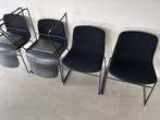 8x stoel HAY about a chair (ACC08) zwart - binnenbekleding, Huis en Inrichting, Stoelen, Ophalen, Gebruikt, Scandinavisch, minimalistisch, modern, tijdloos