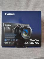 Canon PowerShot SX740 HS  zilver met beschermhoesje, Audio, Tv en Foto, Canon, 8 keer of meer, 20 Megapixel, Ophalen of Verzenden