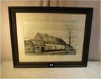 Mooie Tekening 'Oude Hoeve' - Francois Bosmans, Antiek en Kunst, Ophalen of Verzenden