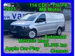 Mercedes-Benz Vito 114 / 27.600 € + BTW / 2023 / Metallic /, Auto's, Monovolume, 199 g/km, 136 pk, Bedrijf