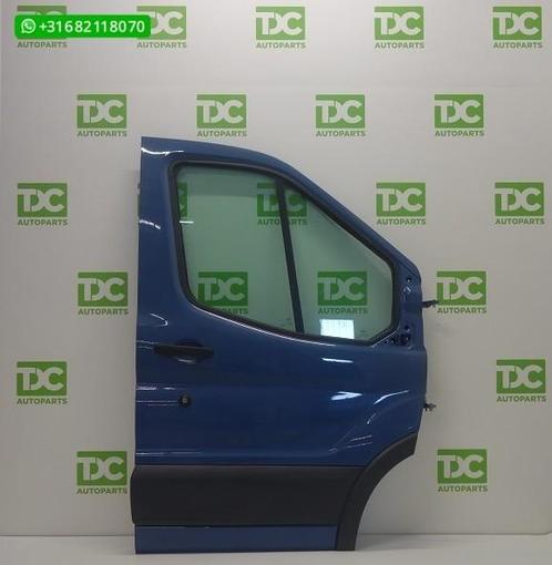 Ford Transit ('14-'18) Voorportier rechts blauw, Auto-onderdelen, Carrosserie, Deur, Ford, Voor, Rechts, Gebruikt, Ophalen of Verzenden
