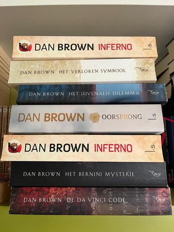 Dan Brown Boeken- verschillende titels beschikbaar voor biedingen
