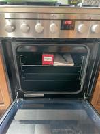 AEG Fornuis aardgas met elektrische oven, four gas et electr, Ophalen, Tussenbouw, 4 kookzones, Zo goed als nieuw