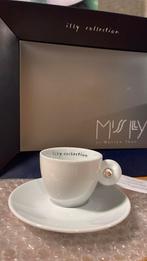 Collector’s item! Illy kopje en schotel met “diamant”., Ophalen of Verzenden, Nieuw, Porselein, Kop en/of schotel