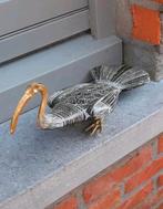 Egyptische Ibis gemaakt van Brons en Marmer - handgesneden, Ophalen of Verzenden, Brons