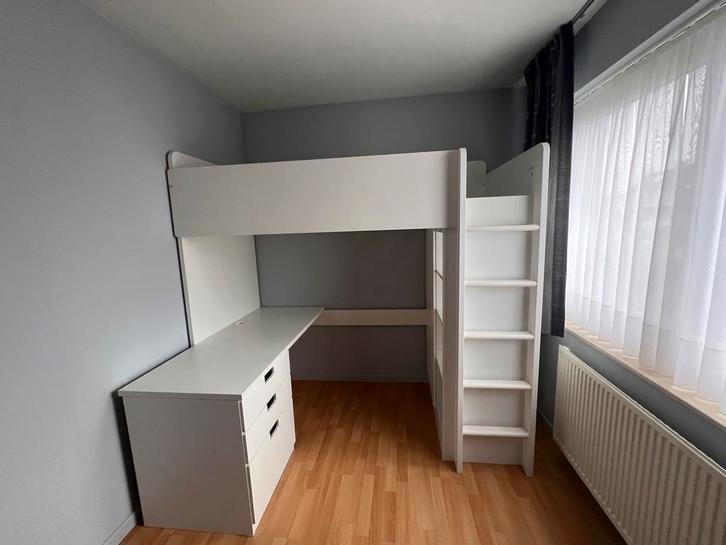 Ikea Stuva (Småstad) hoogslaper, Huis en Inrichting, Slaapkamer | Complete slaapkamers, Gebruikt, Eenpersoons, Ophalen