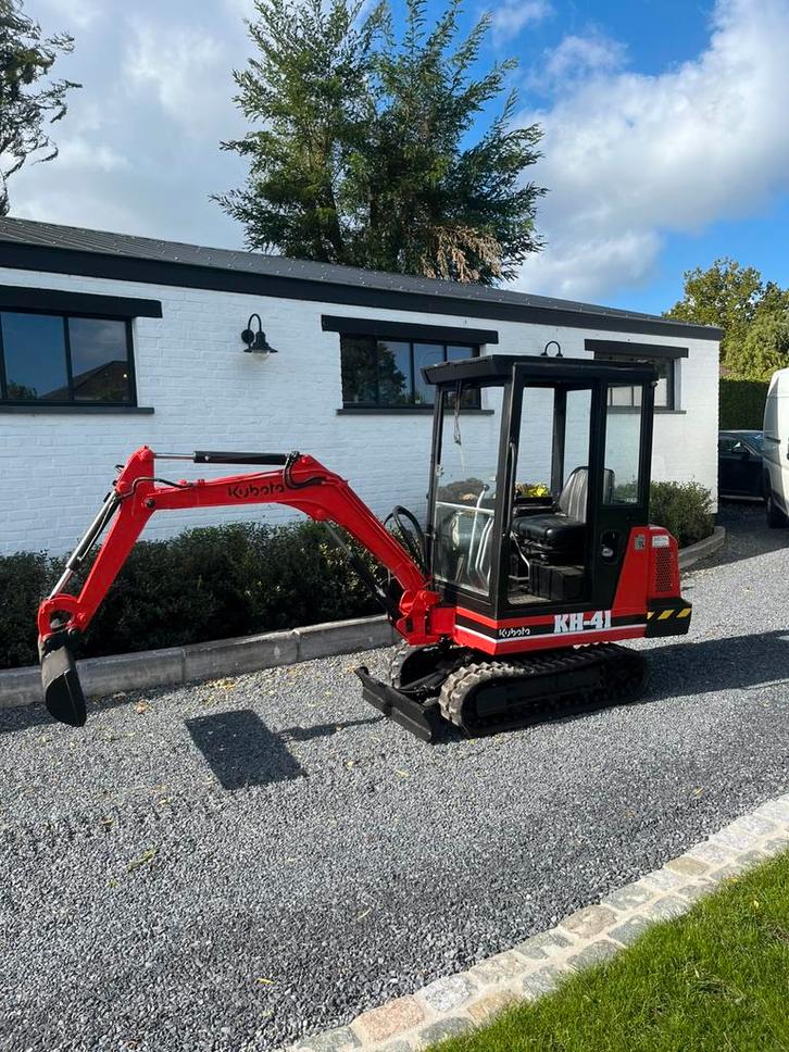 KUBOTA kh 41 1,6 ton minigraver, Zakelijke goederen, Machines en Bouw | Kranen en Graafmachines, Ophalen