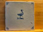 Carrelage ancien pour oiseaux de Delft D18, Antiquités & Art, Enlèvement ou Envoi