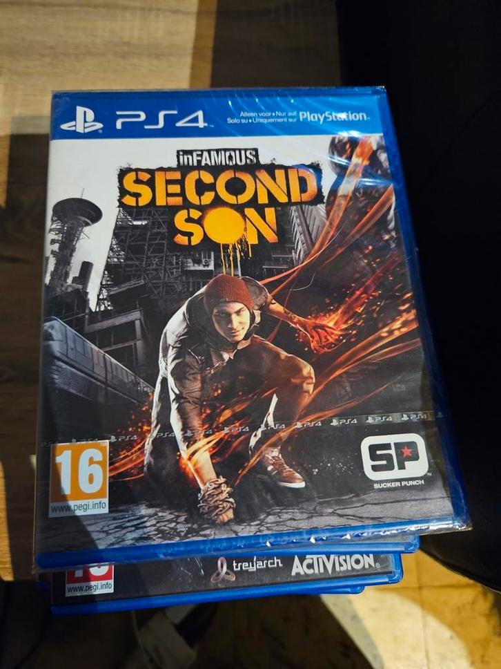PS4 inFamous: Second Son NIEUW GESEALD, Games en Spelcomputers, Games | Sony PlayStation 4, Nieuw, Overige genres, Vanaf 12 jaar