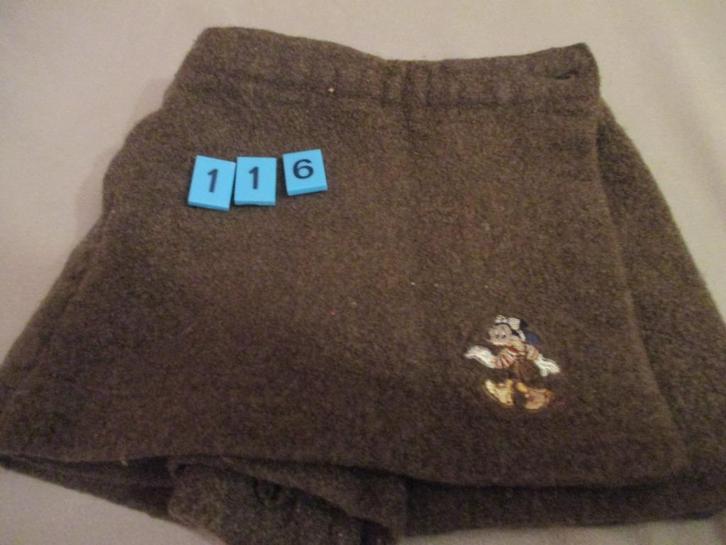 bruine warme skort Donaldson maat 116, Kinderen en Baby's, Kinderkleding | Maat 116, Zo goed als nieuw, Meisje, Broek, Ophalen of Verzenden