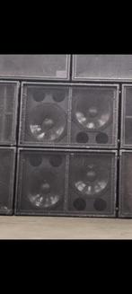 2x double 15" subs, Audio, Tv en Foto, Luidsprekerboxen, Gebruikt, Subwoofer, 120 watt of meer, Ophalen