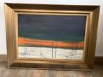 schilderij met winterlandschap, Ophalen