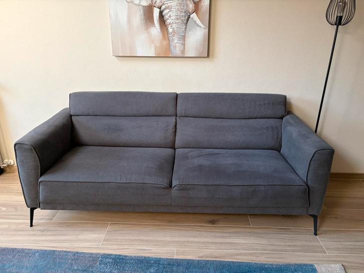 Te koop: Xooon zetel, Huis en Inrichting, Zetels | Zetels, Zo goed als nieuw, Rechte bank, Minder dan 150 cm, 75 tot 100 cm, Stof