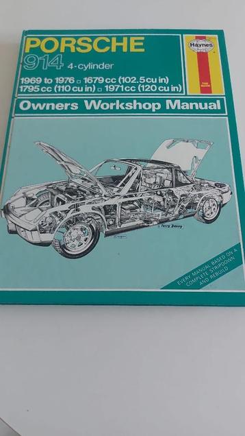 Porsche 914, HAYNES MANUAL beschikbaar voor biedingen