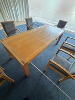 Massief houten eetkamer – complete set | snelle verkoop, Huis en Inrichting, Ophalen, Zo goed als nieuw, 4 tot 6 stoelen