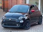 Fiat 500S 1.2i 2018, Auto's, Voorwielaandrijving, Euro 6, Zwart, Leder