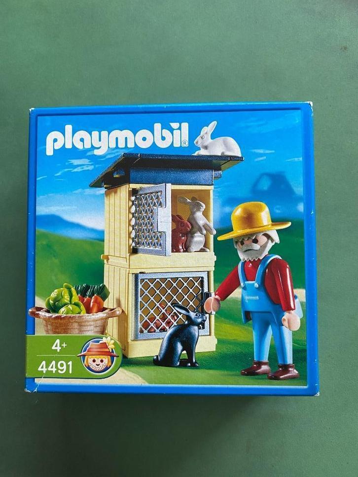 Playmobil 4491 Konijnehokken, Kinderen en Baby's, Speelgoed | Playmobil, Nieuw, Complete set, Ophalen of Verzenden
