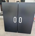 Meuble de rangement blanc et noir ikea, Ophalen, Gebruikt, 50 tot 100 cm, Minder dan 100 cm