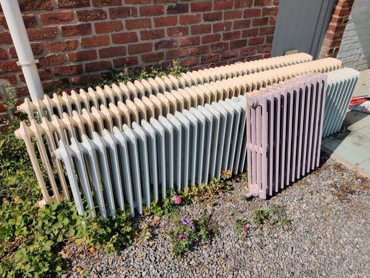Gietijzeren radiatioren, Doe-het-zelf en Bouw, Verwarming en Radiatoren, Gebruikt, Ophalen
