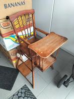 vintage babystoel, Huis en Inrichting, Gebruikt, Vintage, Bruin, Eén