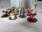 Set van 12 sierlijke vintage mokka kopjes, Antiek en Kunst, Ophalen