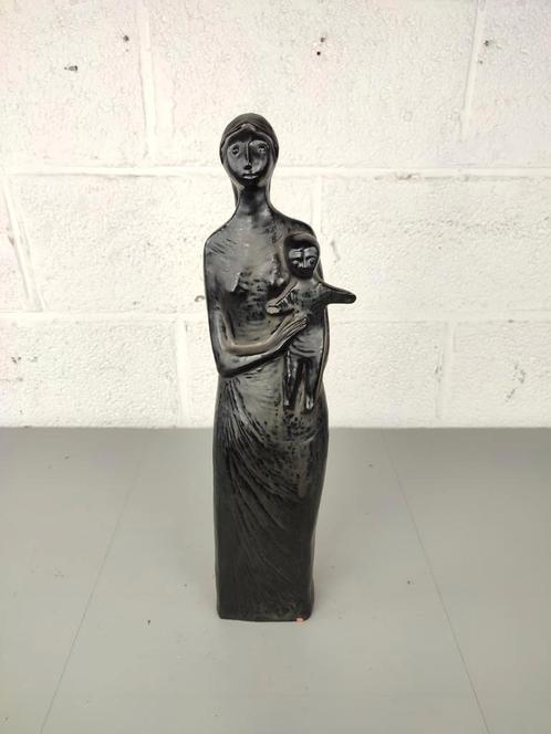 Keramiek Maria beeld Amphora, Antiek en Kunst, Antiek | Keramiek en Aardewerk, Ophalen of Verzenden